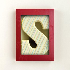 Chocoladeletter S Color Fun Wit