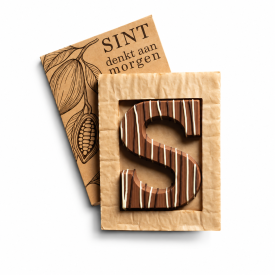 chocoletter S marmer | melk | 140g-N.v.t.
