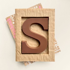 Chocoladeletter S Melk - eco verpakking