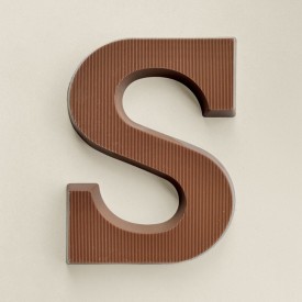Chocoladeletter S Melk - eco verpakking