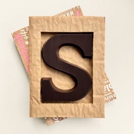 Chocoladeletter S Puur - eco verpakking