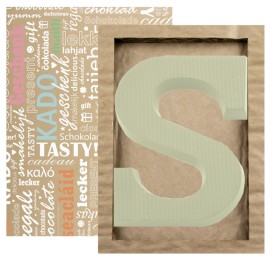 Chocoladeletter S Wit Milieubewust-Wit