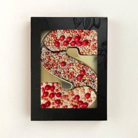 chocoletter goud/rood | MWP | 240g-N.v.t.