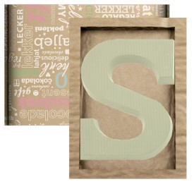 Chocoletter S Wit brievenbus Kado-Wit