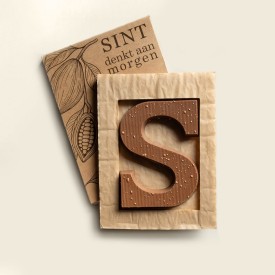chocoletter spetter brons melk 135g-N.v.t.