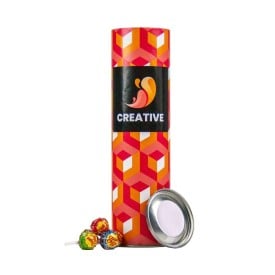 Chupa Chups tube lollies - 880 gram - 9x9x32cm - diverse smaken