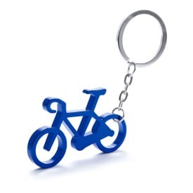 Fiets sleutelhanger - aluminium