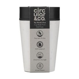 Circular&Co koffiebeker 227ml - PP - dubbelwandig - lekvrije deksel