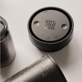 Circular&Co koffiebeker 227ml - PP - dubbelwandig - lekvrije deksel
