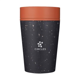 Circular&Co Recycled Coffee Cup 227 ml koffiebeker-Grijs/oranje