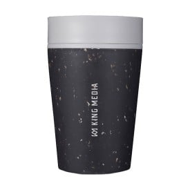Circular&Co Recycled Coffee Cup 227 ml koffiebeker-Grijs/wit