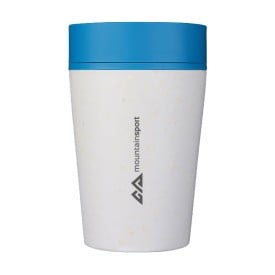 Circular&Co Recycled Coffee Cup 227 ml koffiebeker-Wit/blauw