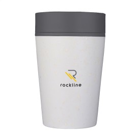 Circular&Co Recycled Coffee Cup 227 ml koffiebeker-Wit/zwart
