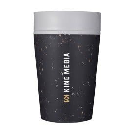 Circular&Co Recycled Coffee Cup 227 ml koffiebeker-Zwart/zwart