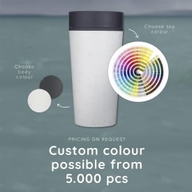 Circular&Co koffiebeker 340ml- PP - dubbelwandig - lekvrije deksel