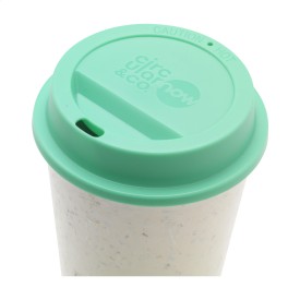 Circular&Co koffiebeker 340ml- PP - dubbelwandig - drukdeksel