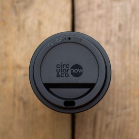 Circular&Co koffiebeker 340ml- PP - dubbelwandig - drukdeksel
