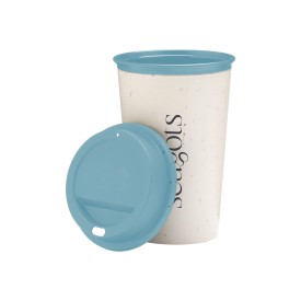 Circular&Co koffiebeker 340ml- PP - dubbelwandig - drukdeksel