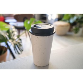 Circular&Co koffiebeker 340ml- PP - dubbelwandig - drukdeksel