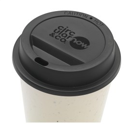 Circular&Co koffiebeker 340ml- PP - dubbelwandig - drukdeksel