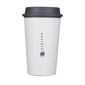 Circular&Co koffiebeker 340 ml - gerecycled PP - dubbelwandig - to-go