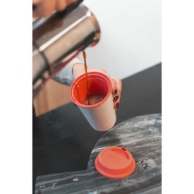 Circular&Co koffiebeker 340ml- PP - dubbelwandig - drukdeksel