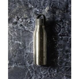 Circular&Co waterfles 750 ml - gerecycled RVS - thermos - schroefdop