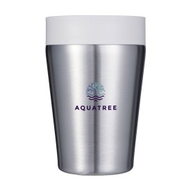 Circular&Co thermosbeker 227 ml - gerecycled RVS - trust-lock en swift-click deksel