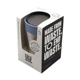 Circular&Co thermosbeker 227 ml - gerecycled RVS - trust-lock en swift-click deksel