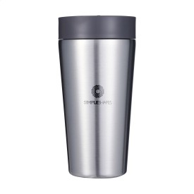 Circular&Co Recycled Stainless Steel Coffee Cup 340 ml-Zwart