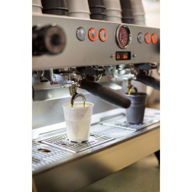 Circular&Co koffiebeker 227ml- PP - deksel met drinkopening - quick-dry onderzijde - ribbelwand