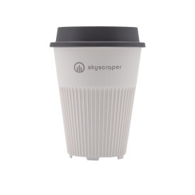 Circular&Co Returnable Cup Lid 227 ml koffiebeker-Wit/grijs