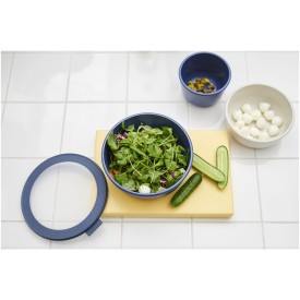 Mepal Cirqula multi lunchbox 1250ml - kunststof - luchtdicht en lekvrij - transparant venster