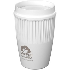 Cirrus POP 350 ml beker met 360° deksel-Wit