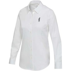 Citrine twill damesshirt-Wit