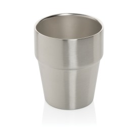 Clark RCS dubbelwandige koffie beker 300ML-Zilver