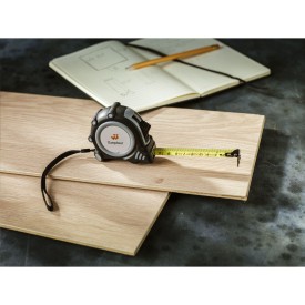Clark rolmaat - 5 m - 1,9 cm - ABS/staal - verstevigde eindhaak - riemclip