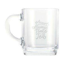 Classic theeglas 250ml - met oor - stapelbaar