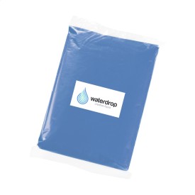 Clear regenponcho-Blauw