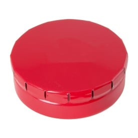 Click Clack pepermunt blik-Rood