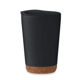 Co dubbelwandige beker 300ml-Zwart