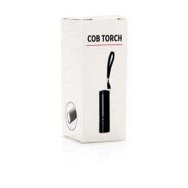 COB zaklamp - aluminium - 30M bereik - 60 lumens - draagband