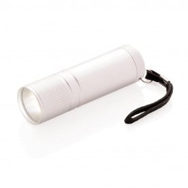 COB zaklamp-Zilver