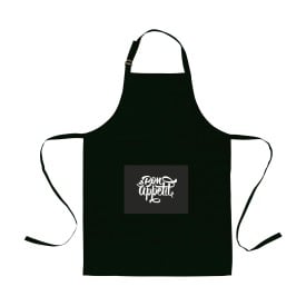Cocina schort - 88x65 cm - organisch katoen - 180 g/m² - opgestikte zak - verstelbare nekband