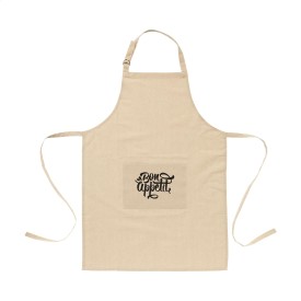 Cocina schort - 88x65 cm - organisch katoen - 180 g/m² - opgestikte zak - verstelbare nekband