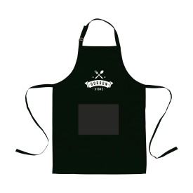 Cocina schort - 88x65 cm - organisch katoen - 180 g/m² - opgestikte zak - verstelbare nekband