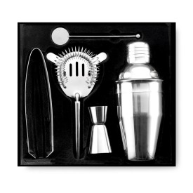 Cocktailset - RVS - 5 delig - in geschenkverpakking