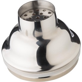 Cocktailshaker 400 ml - glas en RVS deksel - in kartonnen doosje