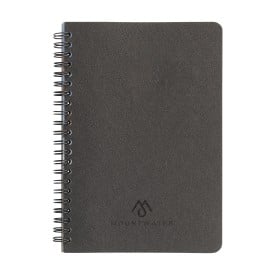 Notitieboek - A5 - koffiedik - 80 vellen - wire-o-binding