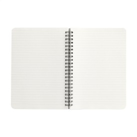Notitieboek - A5 - koffiedik - 80 vellen - wire-o-binding